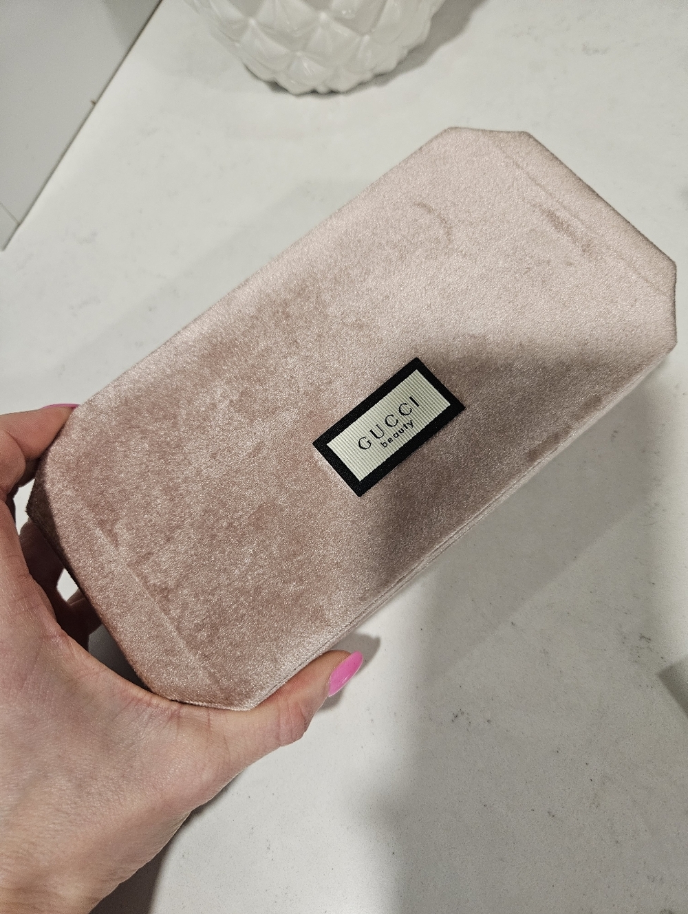 NEW Gucci Bundle Double-Sided Compact Mirror + Velvety Bamboo Jewelry Box - Picture 4 of 7